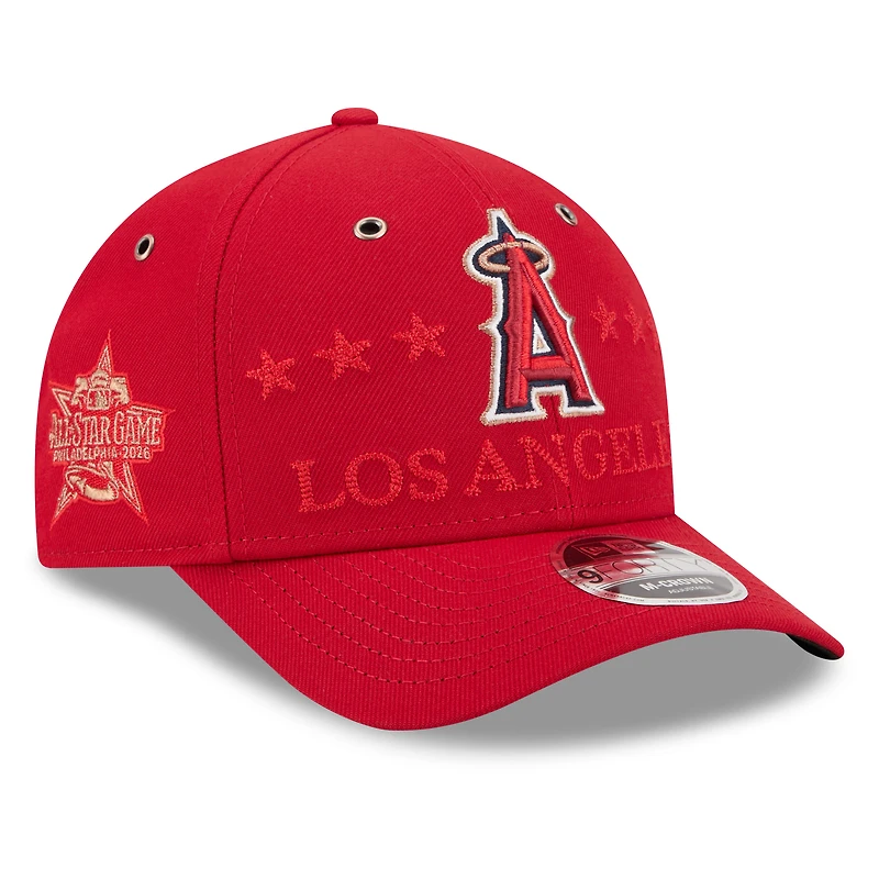 Men's New Era Red Los Angeles Angels 2026 MLB All-Star Game 9FORTY Adjustable Hat