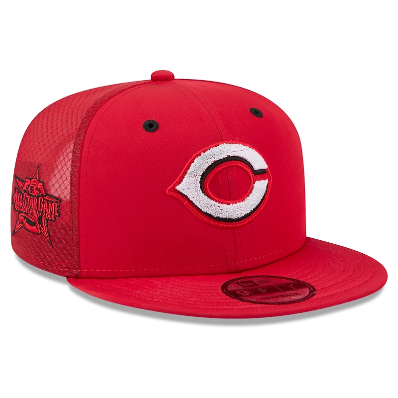 Men's New Era Red Cincinnati Reds 2026 MLB All-Star Game Workout 9FIFTY Snapback Hat