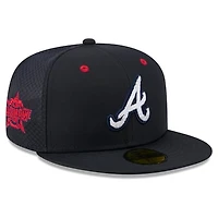 Men's New Era Navy Atlanta Braves 2026 MLB All-Star Game Workout 59FIFTY Fitted Hat