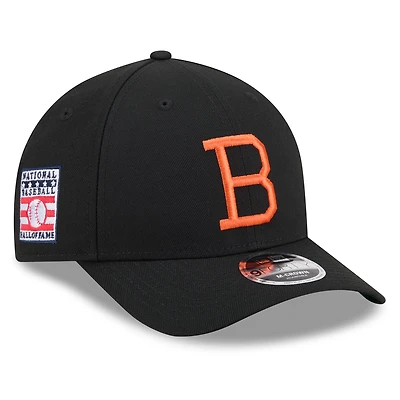 Men's New Era Black Baltimore Orioles 2026 Baseball Hall of Fame 9FORTY M-Crown Adjustable Hat