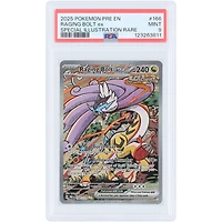 Raging Bolt EX 2025 Pokemon Prismatic Evolutions Special Illustration Rare #166 PSA Authenticated 9 Card