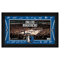 Highland Mint  Dallas Mavericks 2025 Facsimile Signature Court Framed Picture
