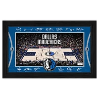 Highland Mint  Dallas Mavericks 2025 Signature Court Framed Picture