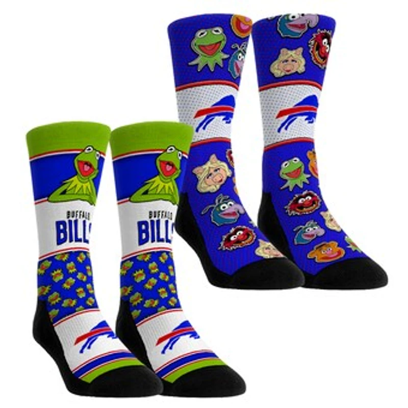 Youth Rock Em Socks Buffalo Bills Muppets 2-Pack Crew Socks Set