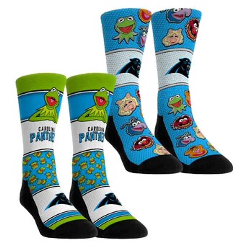 Youth Rock Em Socks Carolina Panthers Muppets 2-Pack Crew Socks Set