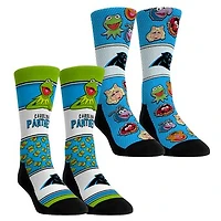 Youth Rock Em Socks Carolina Panthers Muppets 2-Pack Crew Socks Set