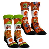 Youth Rock Em Socks Cleveland Browns Muppets 2-Pack Crew Socks Set