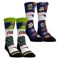 Youth Rock Em Socks New England Patriots Muppets 2-Pack Crew Socks Set