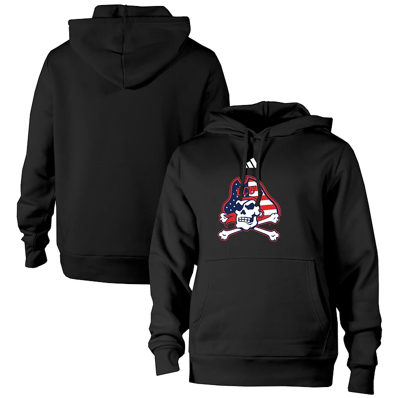 Men's adidas Black ECU Pirates Stars & Stripes Hoodie