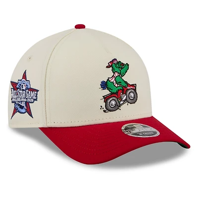 Youth New Era Cream/Red Philadelphia Phillies 2026 MLB All-Star Game Fan Pack Phanatic M-Crown 9FORTY Adjustable Hat