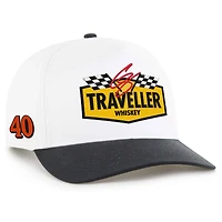 Men's '47 White/Red Justin Allgaier Traveller Whiskey Two-Tone Hitch Adjustable Hat
