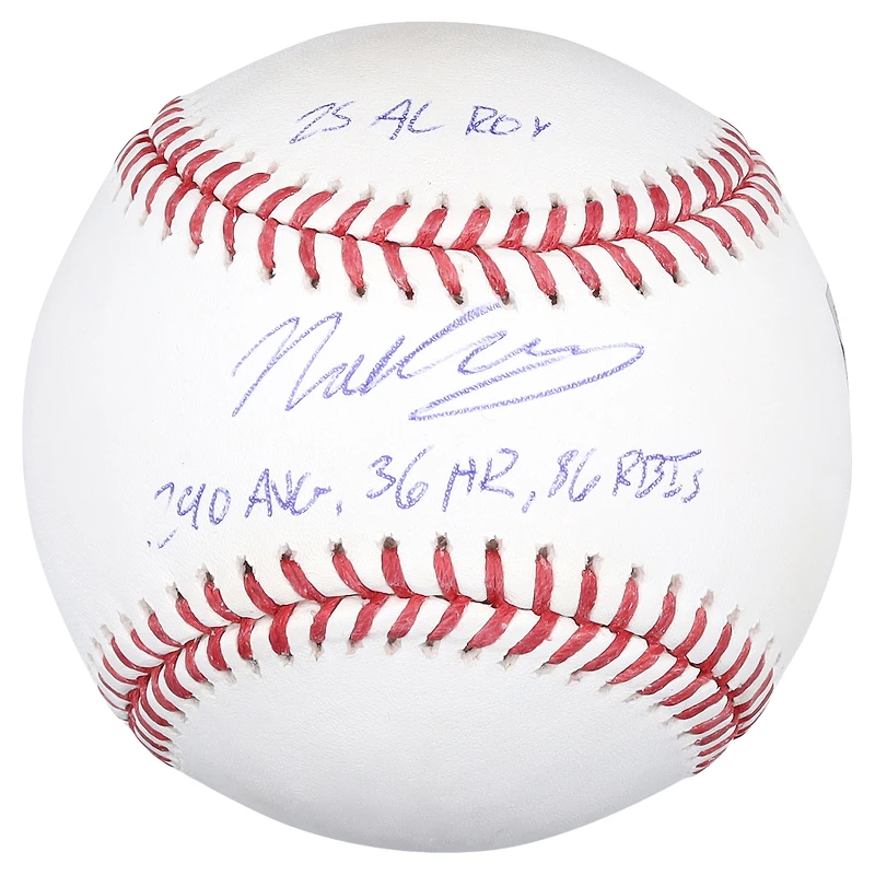 Nick Kurtz Athletics Autographed Baseball with Multiple Inscriptions - Limited Edition of 50