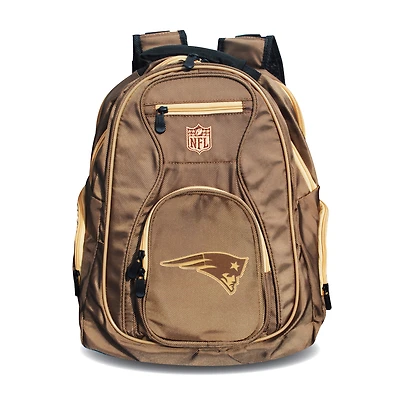 MOJO Tan New England Patriots 19" Premium Laptop Backpack