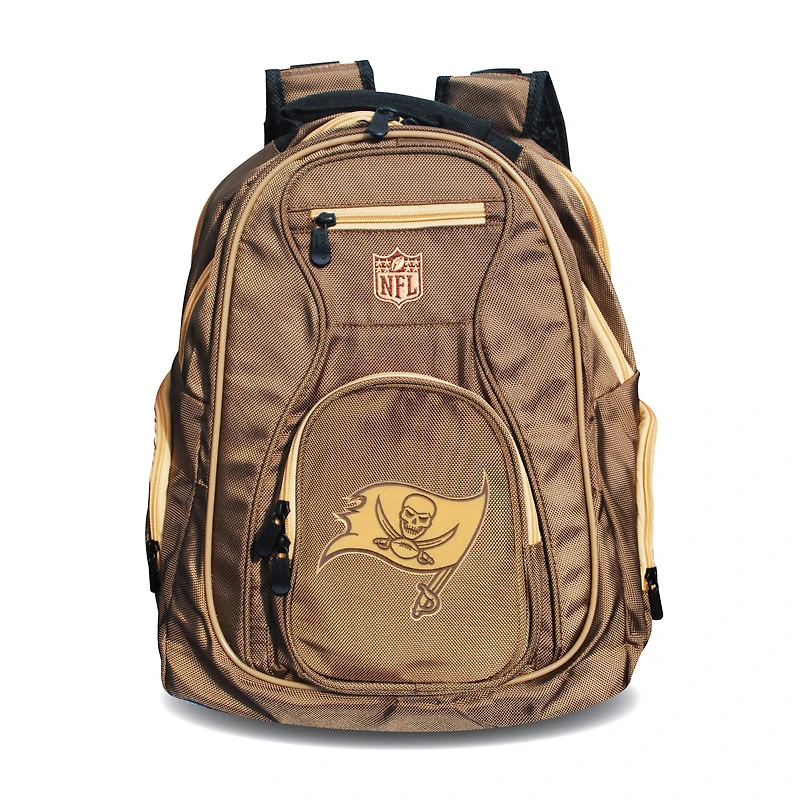 MOJO Tan Tampa Bay Buccaneers 19" Premium Laptop Backpack