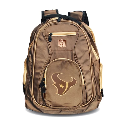 MOJO Tan Houston Texans 19" Premium Laptop Backpack