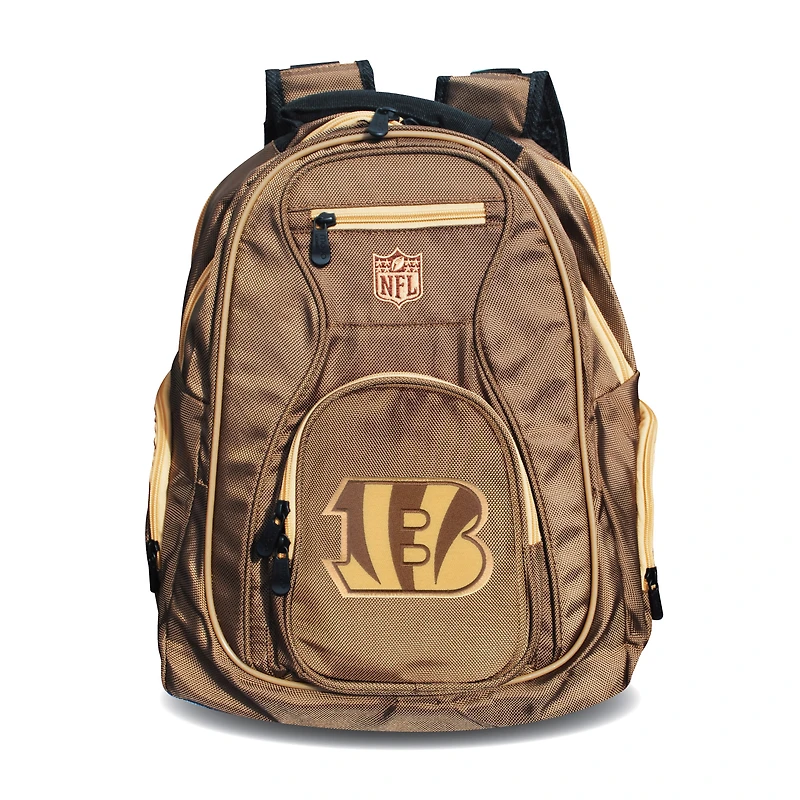 MOJO Tan Cincinnati Bengals 19" Premium Laptop Backpack