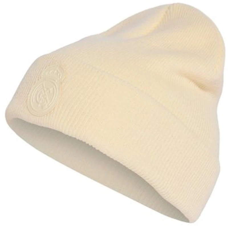 Unisex adidas Cream Real Madrid Cuffed Knit Hat