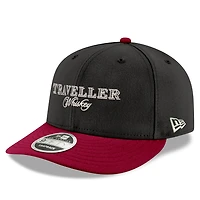 Men's New Era Black Justin Allgaier Low Profile 9FIFTY Flat Brim Snapback Hat