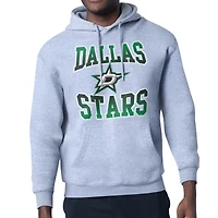 Men's Starter Gray Dallas Stars Comic Style Team Graphic Hoodie
