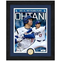 Highland Mint Shohei Ohtani Los Angeles Dodgers 2025 National League MVP 13" x 16" Bronze Coin Photo Mint