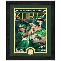 Highland Mint Nick Kurtz Athletics 2025 American League Rookie of the Year 13" x 16" Bronze Coin Photo Mint