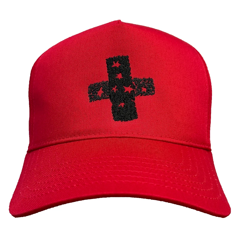 Unisex +44 Red Formula 1 Steadman Stars Adjustable Hat
