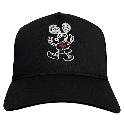 Unisex +44  Black Formula 1 Lucky Mouse Adjustable Hat