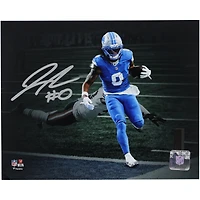 Jahmyr Gibbs Detroit Lions Autographed 8" x 10" Touchdown Spotlight Photograph