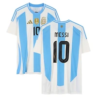 Lionel Messi Argentina National Team Autographed 2024-25 Home adidas Jersey