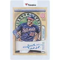 Juan Soto Washington Nationals Autographed 2021 Topps Gypsy Queen Bazooka Back #GQA-JS #8/25 Card