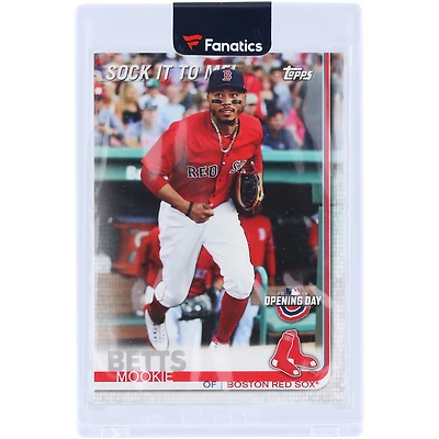 Mookie Betts Boston Red Sox 2019 Topps Opening Day Sock it to Me SSP #SM-4 Card