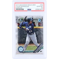 Julio Rodriguez Seattle Mariners 2019 Bowman Chrome Mega Box 1st Bowman #BCP-33 PSA Authenticated 10 Card
