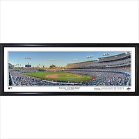 Los Angeles Dodgers 2025 World Series 13.5" x 39" Game Three First Pitch Framed Panorama
