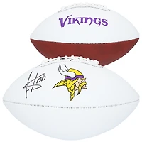 Cris Carter Minnesota Vikings Autographed Franklin White Panel Football