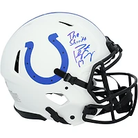 Peyton Manning Indianapolis Colts Autographed Riddell Lunar Speed Authentic Helmet with "The Sheriff" Inscription