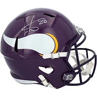 Cris Carter Minnesota Vikings Autographed Riddell 1983-2001 Throwback Speed Replica Helmet