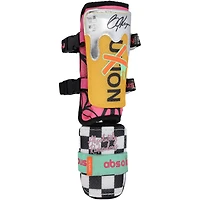 Bryce Harper Philadelphia Phillies Autographed Game-Used Multicolor Absolutely Ridiculous Leg Guard from the 2025 MLB Season