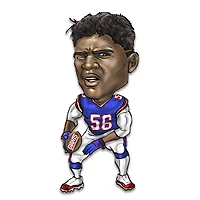 Lawrence Taylor New York Giants Metal Caricature Wall Art