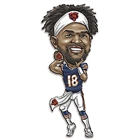 Caleb Williams Chicago Bears Metal Caricature Wall Art