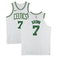 Jaylen Brown Boston Celtics Autographed White Nike Association Edition Authentic Jersey