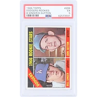 Don Sutton & Bill Singer Los Angeles Dodgers 1966 Topps #288 PSA Authenticated 5 Rookie Card