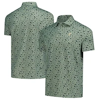 Men's Barstool Golf  Green WM Phoenix Open Printed Polo