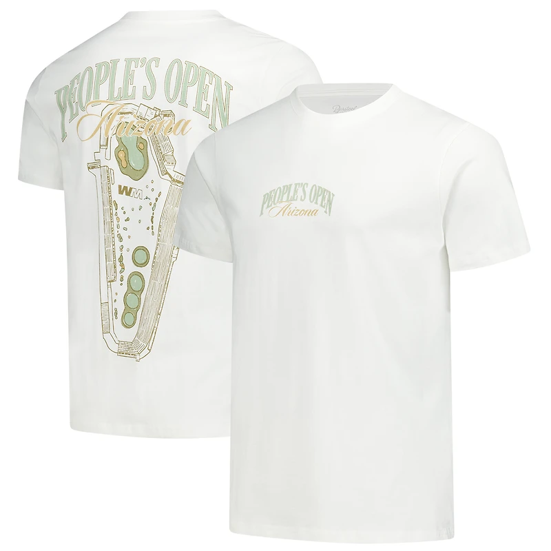 Men's Barstool Golf White WM Phoenix Open People's Open T-Shirt