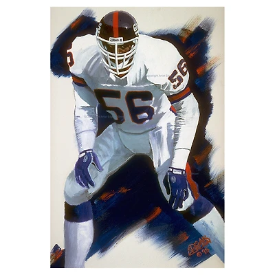 Deacon Jones Foundation Lawrence Taylor New York Giants 24" x 16" Fine Art Print by Artist Edgar Brown