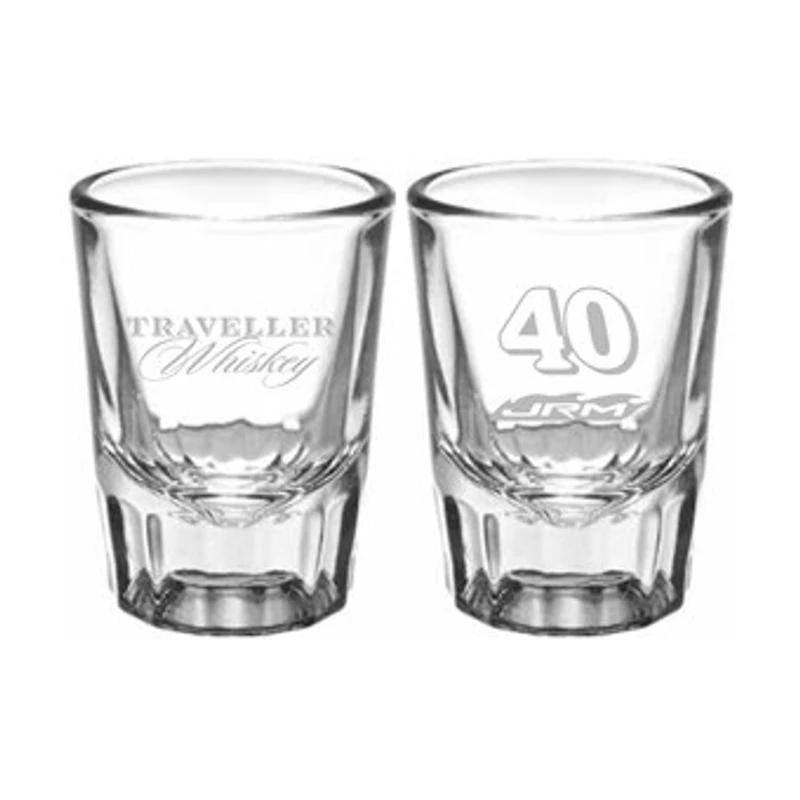 JR Motorsports Traveller Whiskey 1.5oz. Saloon Shot Glass