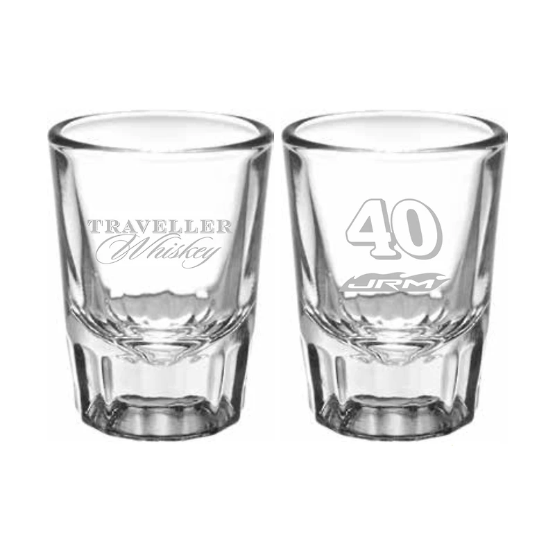 JR Motorsports Traveller Whiskey 1.5oz. Saloon Shot Glass