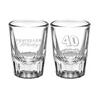 JR Motorsports Traveller Whiskey 1.5oz. Saloon Shot Glass