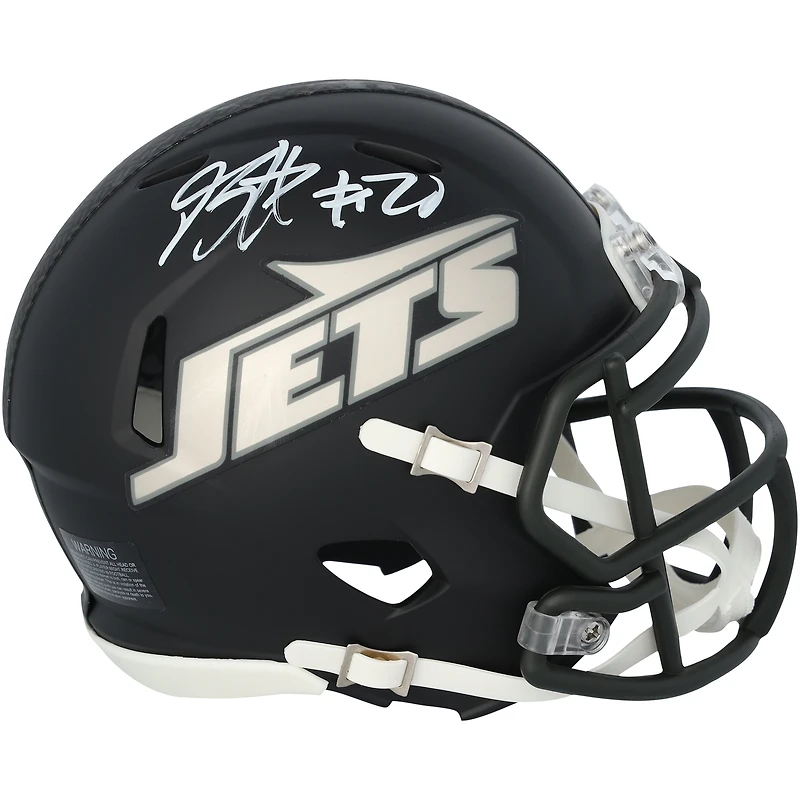 Breece Hall New York Jets Autographed Riddell Rivalry Speed Mini Helmet