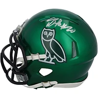 Breece Hall New York Jets Autographed Riddell OVO Speed Mini Helmet