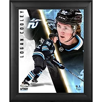 Logan Cooley Utah Mammoth Framed 13" x 16" Radiance Collage